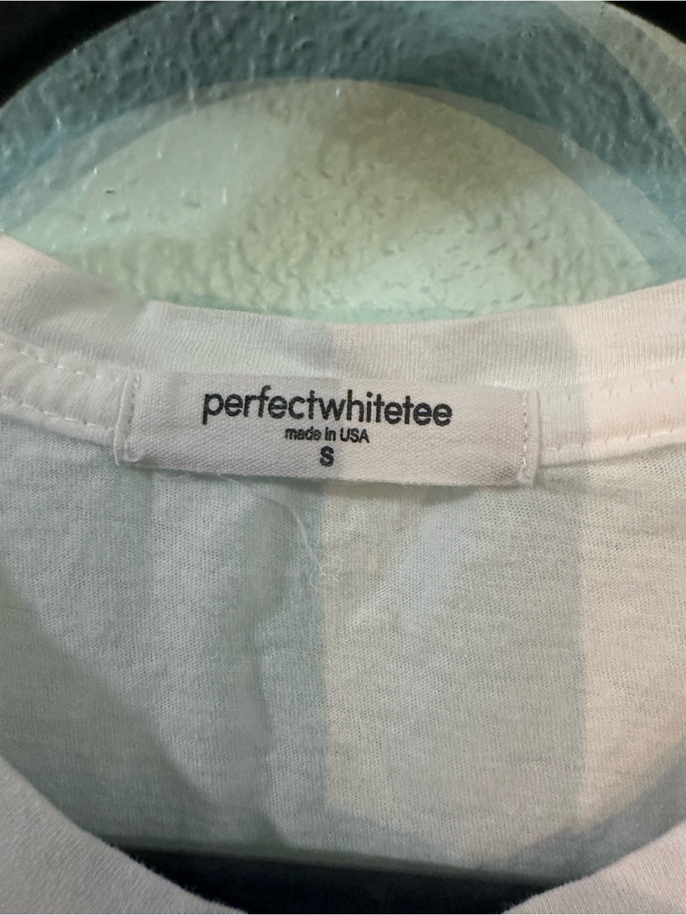 Perfect White Tee Classic White Crew Neck Cotton T-Shirt | Size S - Picture 3 of 6